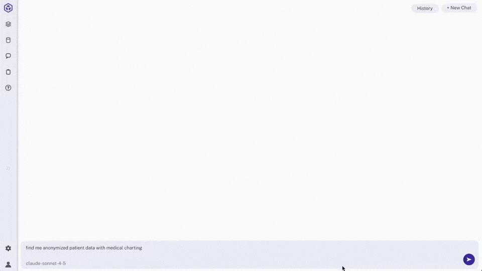 Demo showing data discovery in Hyperparam